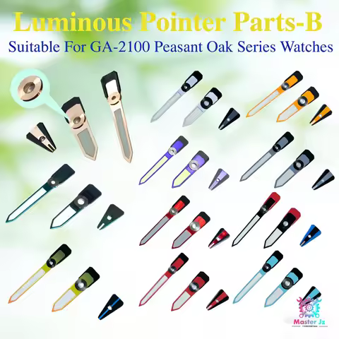 Replacement Metal Watch Hands For Casio GA-2100 Oak Series B Style C1 Luminescent Hour Markers DIY M
