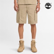 Timberland - 男款寬版帆布工裝短褲