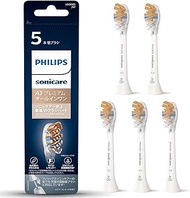 Philips Sonicare HX9095/67 Electric Toothbrush, Replacement Brush, Toothplaque Remover, A3, Premium All-in-One Brush Head, Regular, White, 5 Pieces (15 Months Worth)