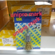 PIPE END BRUSH SEP-04 YELLOW COATED 12 MM-1/2 IN LYK