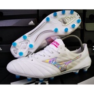 9IY7 Mizuno Morelia beta 2 leather White Chrome FG outdoor football shoes men's boots unisex soccer 