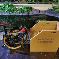 Brompton box/ box sepeda lipat Brompton - BROWN