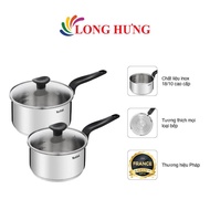 Tefal Primary stainless steel long-handled pot/pot (16cm x 1.5L/18cm x 2.2L) - Genuine product Stain