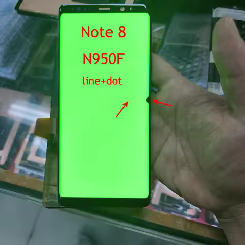 AMOLED Defect point burn and Must lines For Samsung Note 8 N9500 N9500F LCD Display Touch Screen Dig