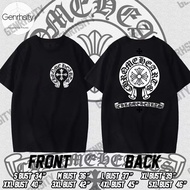 ของขวัญวันเกิด Chrome Hearts เสื้อ Print Casual ผ้าCotton พิมพ์ลายแนวสตรีทผู้ชาย Black