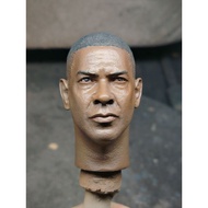 1/6 Scale Danzel Washington painted Head Sculpt for 12" Action Figure