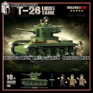 T-26 Light Tank Assembly Toy World War Light Tank Model T-26 Military WW2 100292