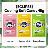 [ECLIPSE] Cooling Soft Candy 45g / Lychee · Lemon Mint · Green Grape / Chewy Candy