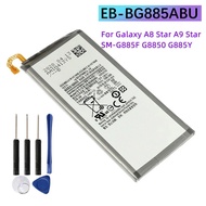 EB-BG885ABU Battery For Galaxy A8 Star A9 Star SM-G885F G8850 G885Y 3700mAh Real Capacity Batteria A