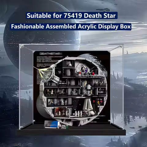 Acrylic Display case for Lego 75419 Death Star - Dustproof display Collection,75419 display (model N