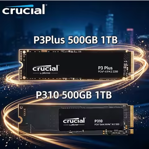 Crucial P3 Plus P310 M.2 2280 NVMe PCIe Gen4 SSD OEM Package 500GB 1TB 3D NAND High Speed Internal S