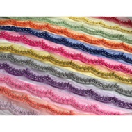 [ WARNA BARU ] BORDER/MINI LACE | 0.5M MIN ORDER 1M KLIK X2