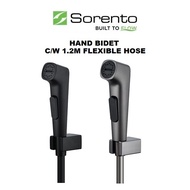 SORENTO SRT106-BL/SRT107-GM HAND BIDET C/W 1.2M FLEXIBLE HOSE BLACK/GUNMETAL