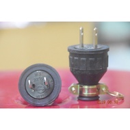 Cable Rubber Plug 2P15A 125V