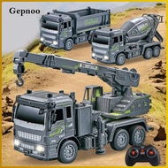[Gepnoo] 1:32 RC Engineering Truck RC Engineering Vehicle Toy Preschool Learning 6WD Electric RC Tru