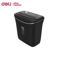 Deli เครื่องทำลายเอกสาร อัตโนมัติ 12L A4 เสียงเบา ≤80dB ป้อนพร้อมกัน 6p ย่อย 4x30mm Paper Shredder