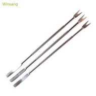 Winu 3 Pcs Stainless Steel Seafood Forks Lobster Shellfish Forks Walnut Needle