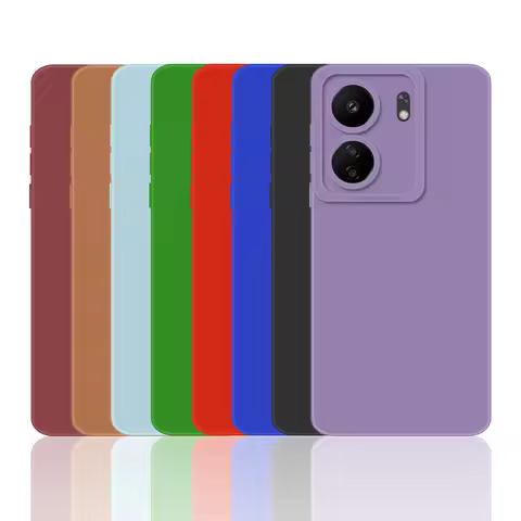For Xiaomi Redmi 13C Case Redmi 13C Note 13 Pro Cover Soft Angel Eyes Liquid Silicone Protective Pho