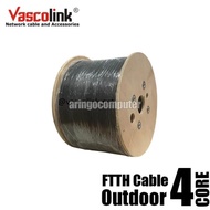 Network (Cabling) Vascolink Fiber Optic VL116 FTTH04BSWT 4-CORE 3-Sling Wire