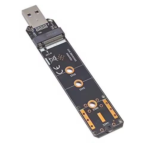 USB3.2 GEN2 10Gbps To NVME Protocol M.2 Hard Disk Box To A Port Realtek RTL9210 Card Opening