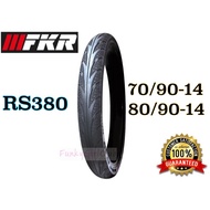 FKR RS380 TUBELESS TAYAR 70/90-14 , 80/90-14 Bunga MAXXIS DIAMOND (Combo Package) EGO EGOS EGOLC SOL