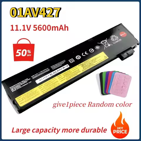 NEW 01AV427 72Wh Laptop Battery for Lenovo ThinkPad T470 T480 T570 T580 P51S P52S 01AV428 01AV492 01