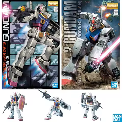 In Stock Bandai Gundam 1/100 MG RX-78-2 Gundam (O.Y.W. One Year War Ver.) Game&Anime Color Edition G