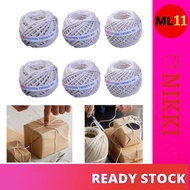 NIKKI Cotton Twisted Twines / Twine Ball DIY Cord Rope / Thick Butcher Thread Zongzi Thread Parcel S
