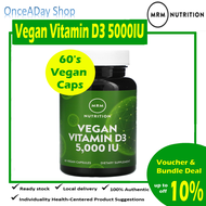 PROMO MRM, Vegan Vitamin D3, 5000IU, 60 Vegan Capsules (Once A Day Shop) D-3 bone, joint, knee, immunity, calcium absorption, mrm nutrition d3