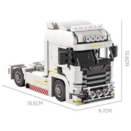 โมเดลรถบรรทุกหัวรถตowingสไตล์ยุโรป น้ำหนักเบา ลำลอง เหมาะสำหรับผู้ชาย อายุ 6 ขวบขึ้นไป โมเดลรถติด้วย