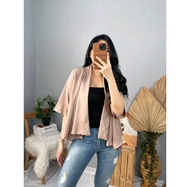 Ami Collection - Kimono Outer Basic / Outer Wanita Polos / Outer Basic / Kimono Outer