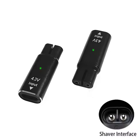 Type-C to 4.3V A00390 Shaver Charger for Philips Norelco OneBlade QP2520 QP2521 QP2523 QP2560 MG3711