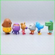 6 Pieces GC Ei Duggee Action Figure Model Dolls Toys for Children Home Decoration Ornament Gift