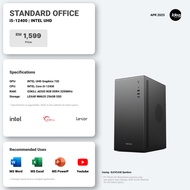 IDEALTECH STANDARD OFFICE PC PACKAGE ( INTEL CORE I5 / INTEL UHD / 8GB RAM / 256GB SSD )