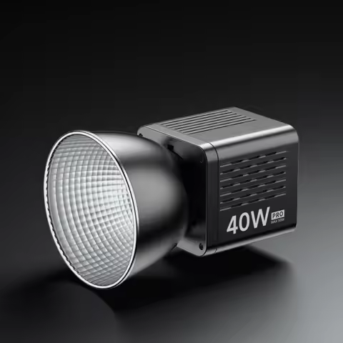 Ulanzi L023 40W Pro Portable LED Video Light Bi-Color COB Photographic Studio Light 2500K-6500K 3400