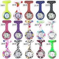 Fashion Silicone Nurse Watch Clip-On Analog Digital Brooch Fob Doctor Nurse Pocket Watch Unisex Watches Reloj Bolsillo