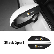 2pcs Car Rearview Mirror Rain brow Sun Visor Accessories For Smart Fortwo 451 450 453 Forfour EQ Cab