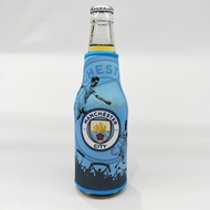 beer Condom cooler holder koozie Manchester City  FC ปลอกหุ้มขวดเบียร์เก็บความเย็น