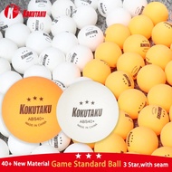 20/50/100pcs Kokutaku 3 Stars Table Tennis Balls Professional Abs New Material 40+ Ping Pong Ball Wi