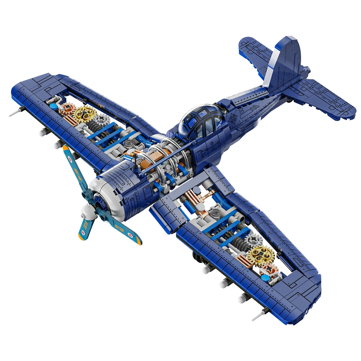 Attack Airplane Model Building Block Set Military Theme Building Toys Military Toys Gifts for Kid an