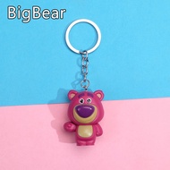 Toy Story Gantungan Kunci Kartun Buzz Lightyear Ornamen Tas Woody Alien Boneka Liontin