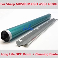 AR500 Long Life OPC Drum สำหรับ MX500คม MX-M363U 453U 503N OPC Drum Cleaning Blade Cylinder