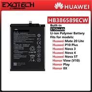 แบตเตอรี่ Battery for Huawei Honor 8X / Nova 3 / Nova 4 / Nova 5T / Mate 20 Lite / P10 Plus HB386589