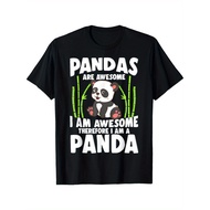 Panda Shirt Cute Panda Tshirt Pandas Are Awesome Panda Bear T-Shirt PQ338768