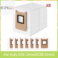 For  E25 Omni/E28 Omni Robot Vacuum Cleaner 8Pcs Dust Bag Replacement Set
