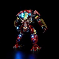 BRIKSMAXCompatible with Lego Lights76210-Anti-Hulk Armored Toy Building BlocksLEDLighting