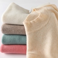Half-Turtleneck Cashmere Sweater - 100% Cashmere, Loose Fit, Perfect for Autumn/Winter