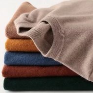 Cashmere Cotton Blend Sweater Men Pull Homme 2025 Autumn Winter Sweter Clothes Sueter Hombre Man Pul