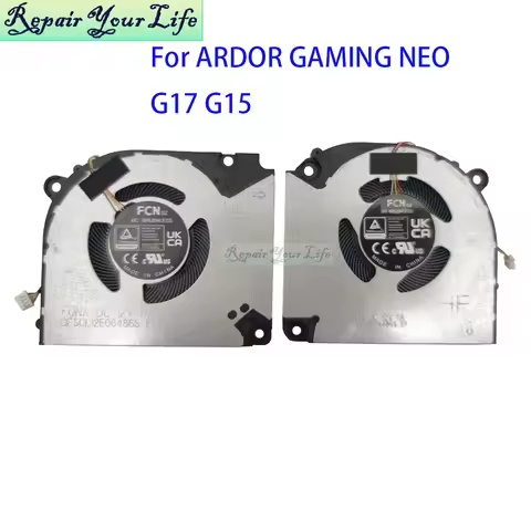 CPU GPU Fan For ARDOR GAMING NEO G15-I7ND306 G17-I7ND307 G17-I5ND303 G15-I5ND302 G15-I5ND302 FQNX FQ