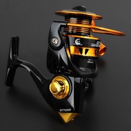 SG@>Metal Reel Mini Spinning Reel 5.2:1Mini GT500 Weight 150G Outdoor Ice Fishing Sea Rock Raft Angl